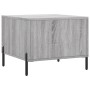 Sonoma gray plywood coffee table 50x50x40 cm by vidaXL, Coffee table - Ref: Foro24-829424, Price: 42,45 €, Discount: %