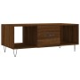 Brown oak plywood coffee table 102x50x40 cm by vidaXL, Coffee table - Ref: Foro24-829299, Price: 48,99 €, Discount: %