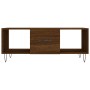 Brown oak plywood coffee table 102x50x40 cm by vidaXL, Coffee table - Ref: Foro24-829299, Price: 48,99 €, Discount: %