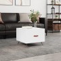 White engineered wood coffee table 50x50x40 cm by vidaXL, Coffee table - Ref: Foro24-829332, Price: 40,90 €, Discount: %