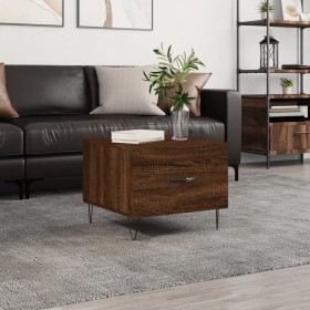 Brown oak plywood coffee table 50x50x40 cm by vidaXL, Coffee table - Ref: Foro24-829394, Price: 39,99 €, Discount: %