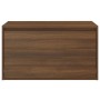 Banco pasillo madera contrachapada roble marrón 80x40x45 cm de vidaXL, Bancos para recibidores y almacenamiento - Ref: Foro24...