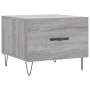 Mesa de centro madera contrachapada gris Sonoma 50x50x40 cm de vidaXL, Mesas de centro - Ref: Foro24-829392, Precio: 39,99 €,...