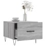 Gray Sonoma plywood coffee table 50x50x40 cm by vidaXL, Coffee table - Ref: Foro24-829392, Price: 39,99 €, Discount: %