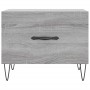 Gray Sonoma plywood coffee table 50x50x40 cm by vidaXL, Coffee table - Ref: Foro24-829392, Price: 39,99 €, Discount: %