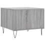 Gray Sonoma plywood coffee table 50x50x40 cm by vidaXL, Coffee table - Ref: Foro24-829392, Price: 39,99 €, Discount: %