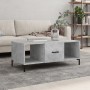 Mesa de centro madera contrachapada gris hormigón 102x50x40 cm de vidaXL, Mesas de centro - Ref: Foro24-829304, Precio: 51,99...