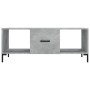 Mesa de centro madera contrachapada gris hormigón 102x50x40 cm de vidaXL, Mesas de centro - Ref: Foro24-829304, Precio: 51,99...