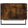 Smoked oak plywood coffee table 50x50x40 cm by vidaXL, Coffee table - Ref: Foro24-829454, Price: 43,99 €, Discount: %