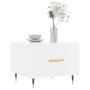 Engineered wood white gloss coffee table 50x50x40 cm by vidaXL, Coffee table - Ref: Foro24-829352, Price: 41,99 €, Discount: %