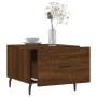 Plywood oak brown coffee table 50x50x40 cm by vidaXL, Coffee table - Ref: Foro24-829442, Price: 41,30 €, Discount: %