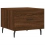 Mesa de centro madera contrachapada roble marrón 50x50x40 cm de vidaXL, Mesas de centro - Ref: Foro24-829442, Precio: 41,30 €...