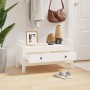 Hall bench solid white pine wood 80x40x43 cm by vidaXL, Benches for halls and storage - Ref: Foro24-821785, Price: 81,64 €, D...