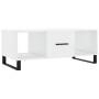 Glossy white plywood coffee table 102x50x40 cm by vidaXL, Coffee table - Ref: Foro24-829326, Price: 56,99 €, Discount: %