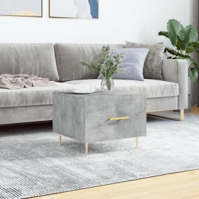 Concrete gray engineered wood coffee table 50x50x40 cm by vidaXL, Coffee table - Ref: Foro24-829372, Price: 36,48 €, Discount: %