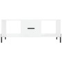 Glossy white plywood coffee table 102x50x40 cm by vidaXL, Coffee table - Ref: Foro24-829310, Price: 54,41 €, Discount: %