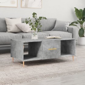 Couchtisch aus Sperrholz grauer Beton 102x50x40 cm von vidaXL, Couchtisch - Ref: Foro24-829288, Preis: 47,99 €, Rabatt: %