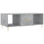 Mesa de centro madera contrachapada gris hormigón 102x50x40 cm de vidaXL, Mesas de centro - Ref: Foro24-829288, Precio: 47,35...