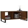 Plywood oak brown coffee table 102x50x40 cm by vidaXL, Coffee table - Ref: Foro24-829331, Price: 53,62 €, Discount: %