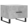 Concrete gray engineered wood coffee table 50x50x40 cm by vidaXL, Coffee table - Ref: Foro24-829452, Price: 43,50 €, Discount: %