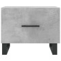 Concrete gray engineered wood coffee table 50x50x40 cm by vidaXL, Coffee table - Ref: Foro24-829452, Price: 43,50 €, Discount: %