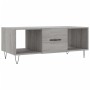 Sonoma gray plywood coffee table 102x50x40 cm by vidaXL, Coffee table - Ref: Foro24-829298, Price: 47,99 €, Discount: %