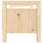 Solid pine wood hall bench 80x40x43 cm by vidaXL, Benches for halls and storage - Ref: Foro24-821784, Price: 70,64 €, Discoun...