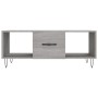 Sonoma gray plywood coffee table 102x50x40 cm by vidaXL, Coffee table - Ref: Foro24-829298, Price: 47,99 €, Discount: %