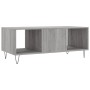 Sonoma gray plywood coffee table 102x50x40 cm by vidaXL, Coffee table - Ref: Foro24-829298, Price: 47,99 €, Discount: %