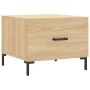 Oak Sonoma plywood coffee table 50x50x40 cm by vidaXL, Coffee table - Ref: Foro24-829402, Price: 41,19 €, Discount: %