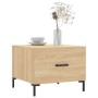 Oak Sonoma plywood coffee table 50x50x40 cm by vidaXL, Coffee table - Ref: Foro24-829402, Price: 41,19 €, Discount: %