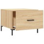 Oak Sonoma plywood coffee table 50x50x40 cm by vidaXL, Coffee table - Ref: Foro24-829402, Price: 41,19 €, Discount: %