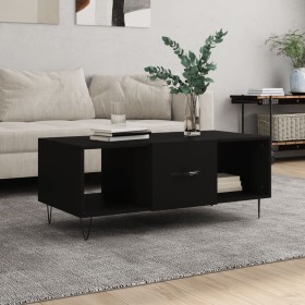 Black plywood coffee table 102x50x40 cm by vidaXL, Coffee table - Ref: Foro24-829293, Price: 48,06 €, Discount: %