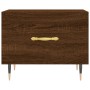 Mesa de centro madera contrachapada roble marrón 50x50x40 cm de vidaXL, Mesas de centro - Ref: Foro24-829362, Precio: 40,96 €...