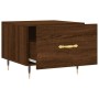 Mesa de centro madera contrachapada roble marrón 50x50x40 cm de vidaXL, Mesas de centro - Ref: Foro24-829362, Precio: 40,96 €...