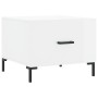 Mesa de centro madera de ingeniería brillo blanco 50x50x40 cm de vidaXL, Mesas de centro - Ref: Foro24-829400, Precio: 42,64 ...