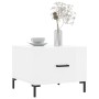 Engineered wood white gloss coffee table 50x50x40 cm by vidaXL, Coffee table - Ref: Foro24-829400, Price: 42,64 €, Discount: %