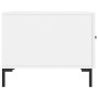 Engineered wood white gloss coffee table 50x50x40 cm by vidaXL, Coffee table - Ref: Foro24-829400, Price: 42,64 €, Discount: %