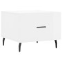 Mesa de centro madera de ingeniería brillo blanco 50x50x40 cm de vidaXL, Mesas de centro - Ref: Foro24-829432, Precio: 43,68 ...