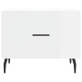 White gloss engineered wood coffee table 50x50x40 cm by vidaXL, Coffee table - Ref: Foro24-829432, Price: 46,99 €, Discount: %