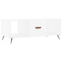 Mesa de centro madera contrachapada blanco 102x50x40 cm de vidaXL, Mesas de centro - Ref: Foro24-829268, Precio: 48,99 €, Des...