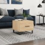 Sonoma oak plywood coffee table 50x50x40 cm by vidaXL, Coffee table - Ref: Foro24-829450, Price: 43,44 €, Discount: %