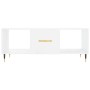 Glossy white plywood coffee table 102x50x40 cm by vidaXL, Coffee table - Ref: Foro24-829278, Price: 51,99 €, Discount: %