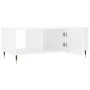 Glossy white plywood coffee table 102x50x40 cm by vidaXL, Coffee table - Ref: Foro24-829278, Price: 51,99 €, Discount: %