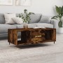 Smoked oak plywood coffee table 102x50x40 cm by vidaXL, Coffee table - Ref: Foro24-829281, Price: 47,46 €, Discount: %