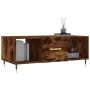 Smoked oak plywood coffee table 102x50x40 cm by vidaXL, Coffee table - Ref: Foro24-829281, Price: 47,46 €, Discount: %