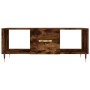 Smoked oak plywood coffee table 102x50x40 cm by vidaXL, Coffee table - Ref: Foro24-829281, Price: 47,46 €, Discount: %