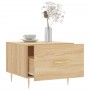 Mesa de centro madera contrachapada roble Sonoma 50x50x40 cm de vidaXL, Mesas de centro - Ref: Foro24-829370, Precio: 38,90 €...