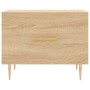 Mesa de centro madera contrachapada roble Sonoma 50x50x40 cm de vidaXL, Mesas de centro - Ref: Foro24-829370, Precio: 38,90 €...