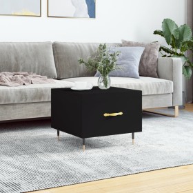 Black plywood coffee table 50x50x40 cm by vidaXL, Coffee table - Ref: Foro24-829350, Price: 41,04 €, Discount: %